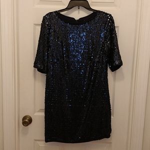 Sequin dress - Navy